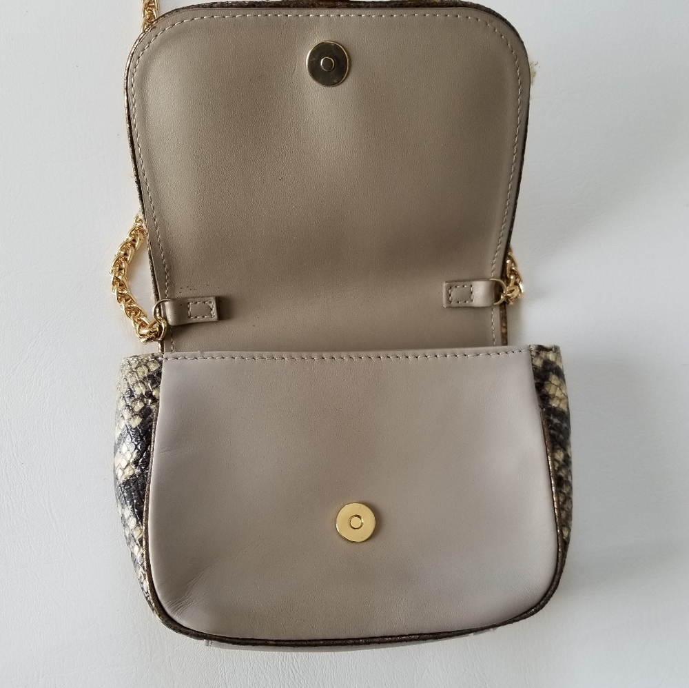 Sam Edelman Fur /Snakeskin Shoulder bag - Picture 4 of 12